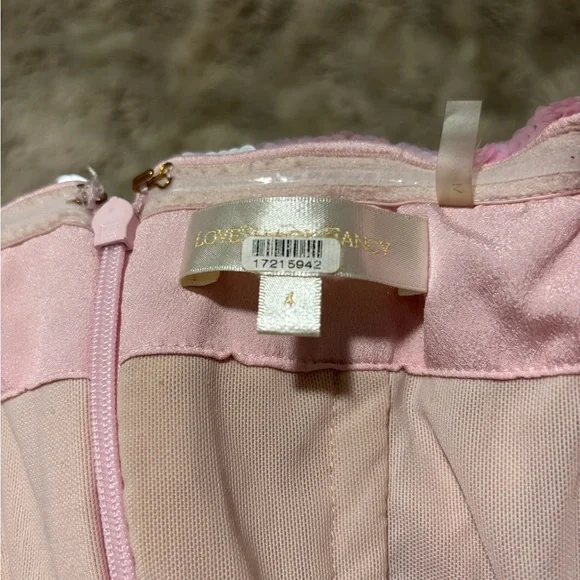 LoveShackFancy Strapless Pink Floral Dress - Picture 9 of 11